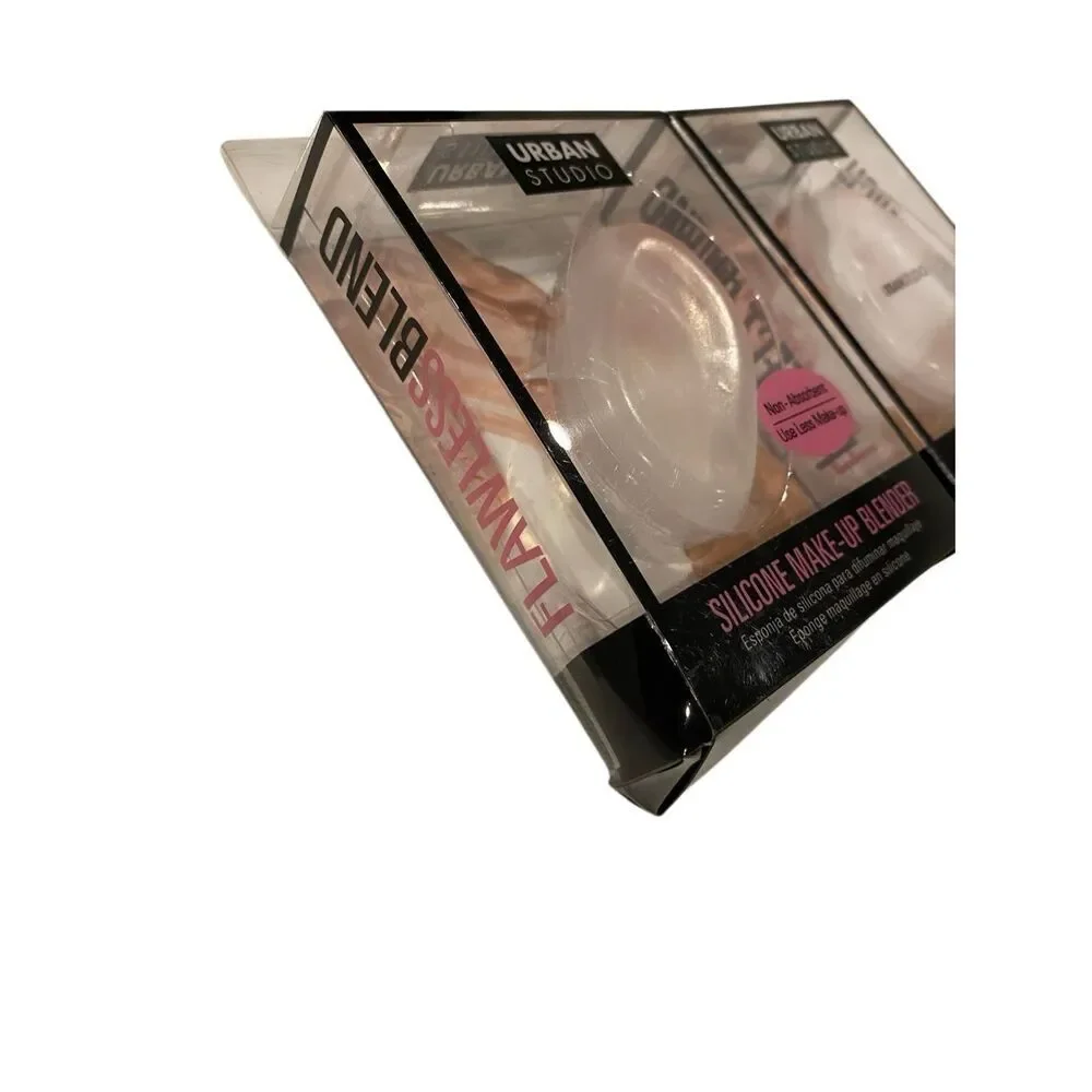 Urban Studio Silicone Makeup Blender Lot Of 2 NIB Flawed Packaging Set Beauty